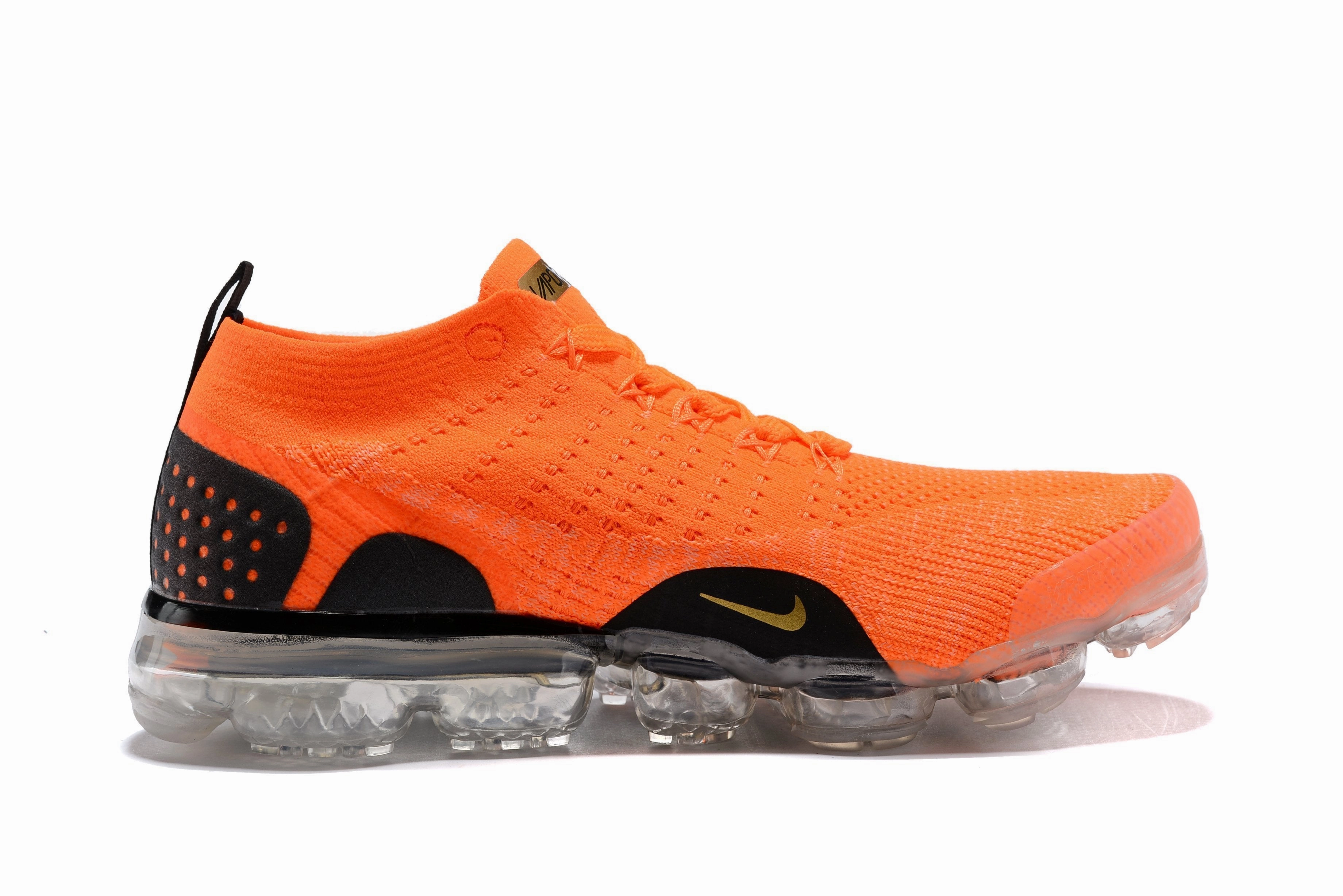 Nike Air Vapormax Flyknit 2 Orange Black Shoes Sneakers Men Sale Size US 7, 8, 8.5, 9, 10, 11 Nike Zoom Vomero Roam Shoes