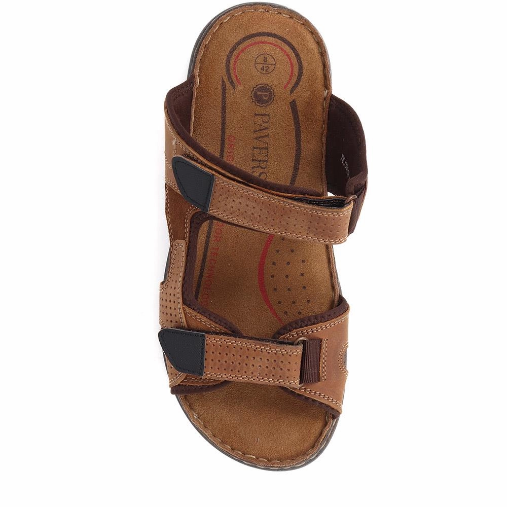 Touch-Fasten Mule Sandals - TEJ39019 / 325 208 - Tan Sandals Montego Bay Reviews