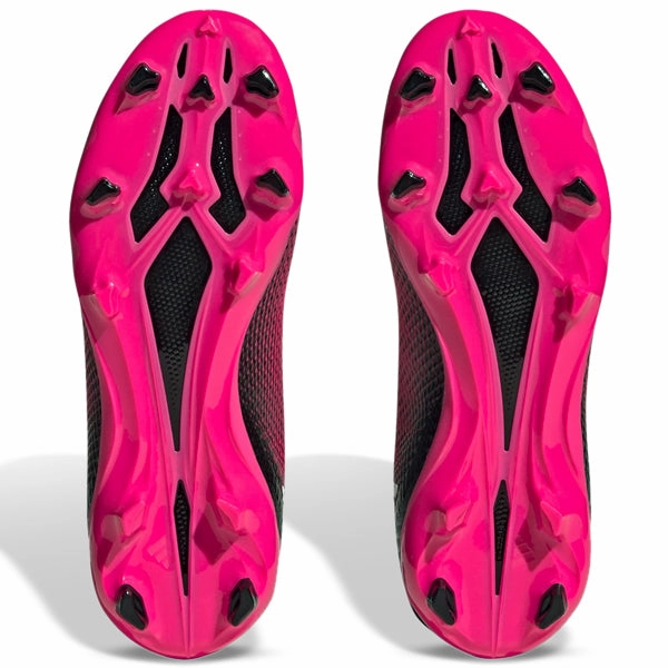 adidas Jr. X Speedportal.3 Firm Ground Soccer Cleats (Team Shock Pink/Core Black) Soccer Cleats Popular