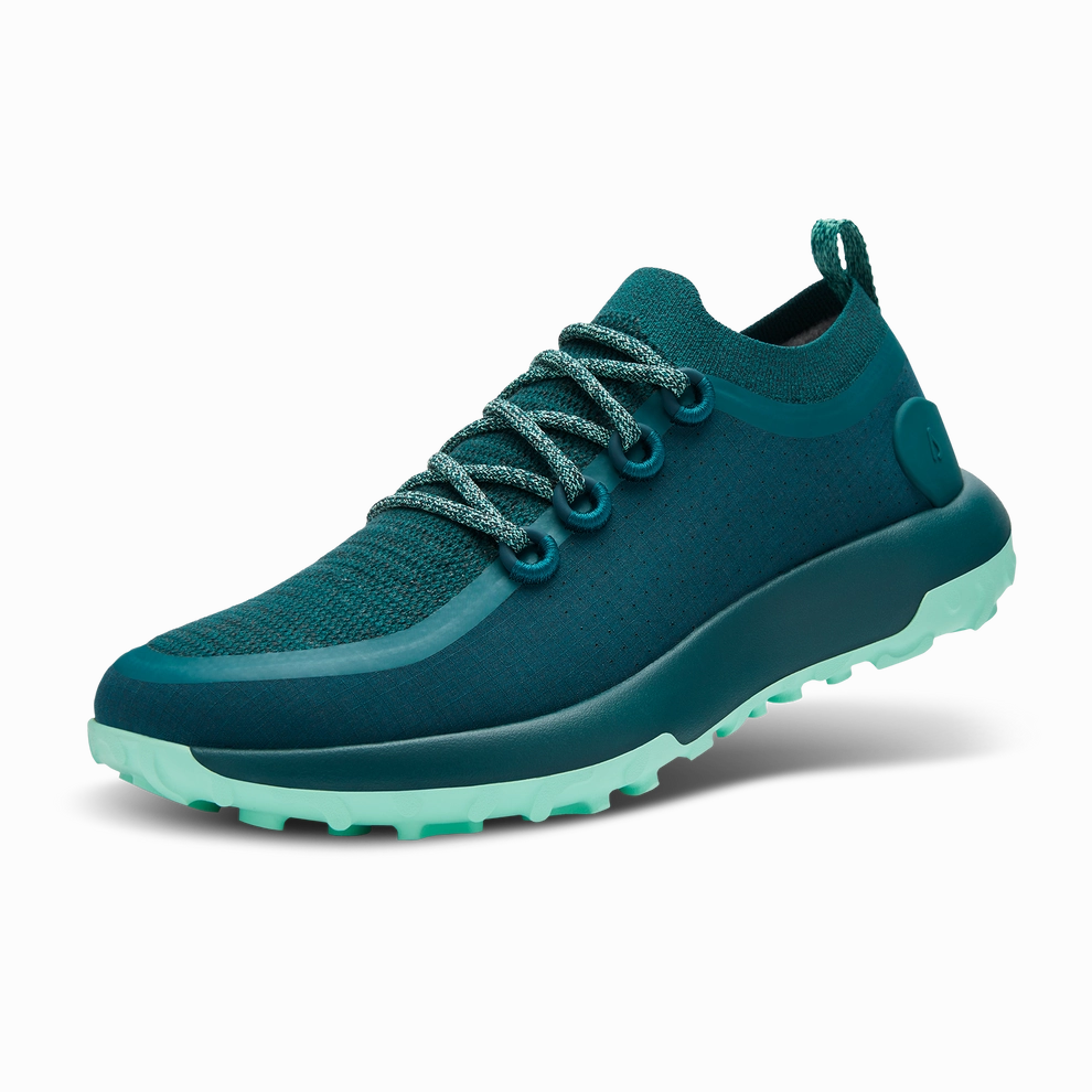 Best Everyday Trail Shoes Allbirds Trail Runners SWT - Deep Emerald (Buoyant Mint Sole)