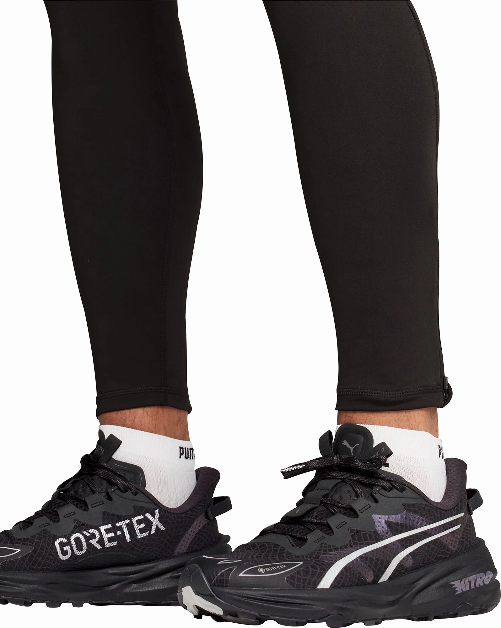 Wide Gore Tex Trail Running Shoes Puma Fast-Trac Nitro 3 GORE-TEX Mens Trail Running Shoes - Black