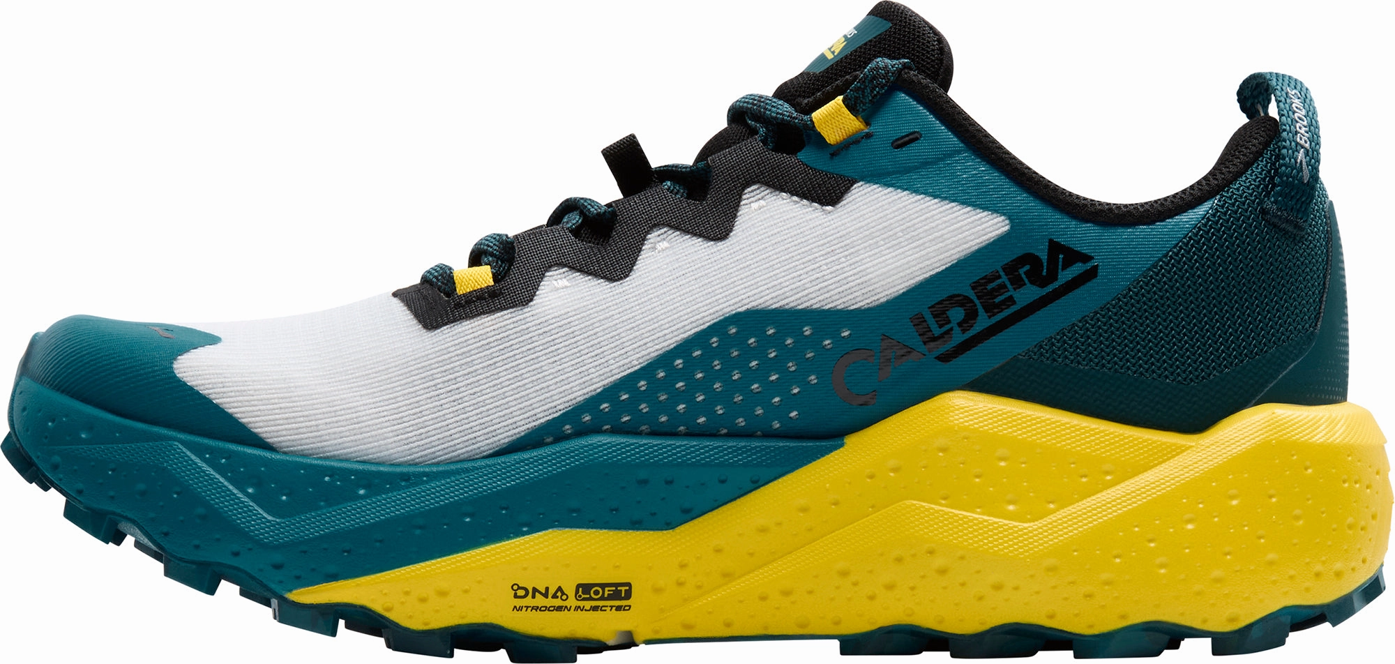 Brooks Caldera 8 Mens Trail Running Shoes - White Dicks Trail Shoes