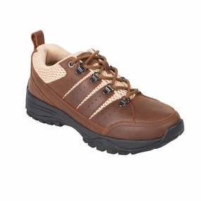 Best High Cushion Trail Shoes Trail Shoe  Bailey Brown Leather & Crme Mesh