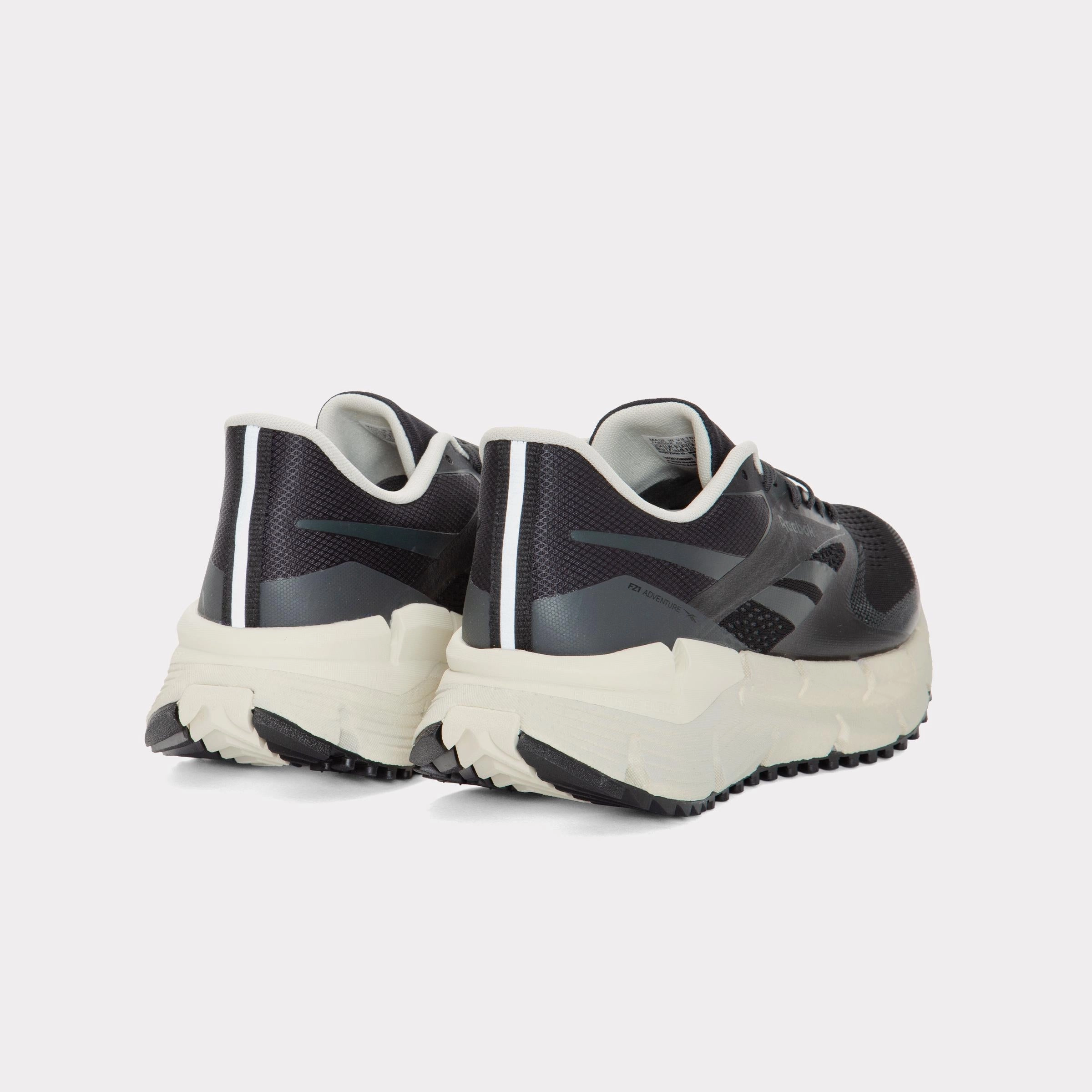 Reebok Footwear Men FloatZig 1 Adventure Shoes BLACK/GREY 6/ALABASTER Best Door To Trail Shoes