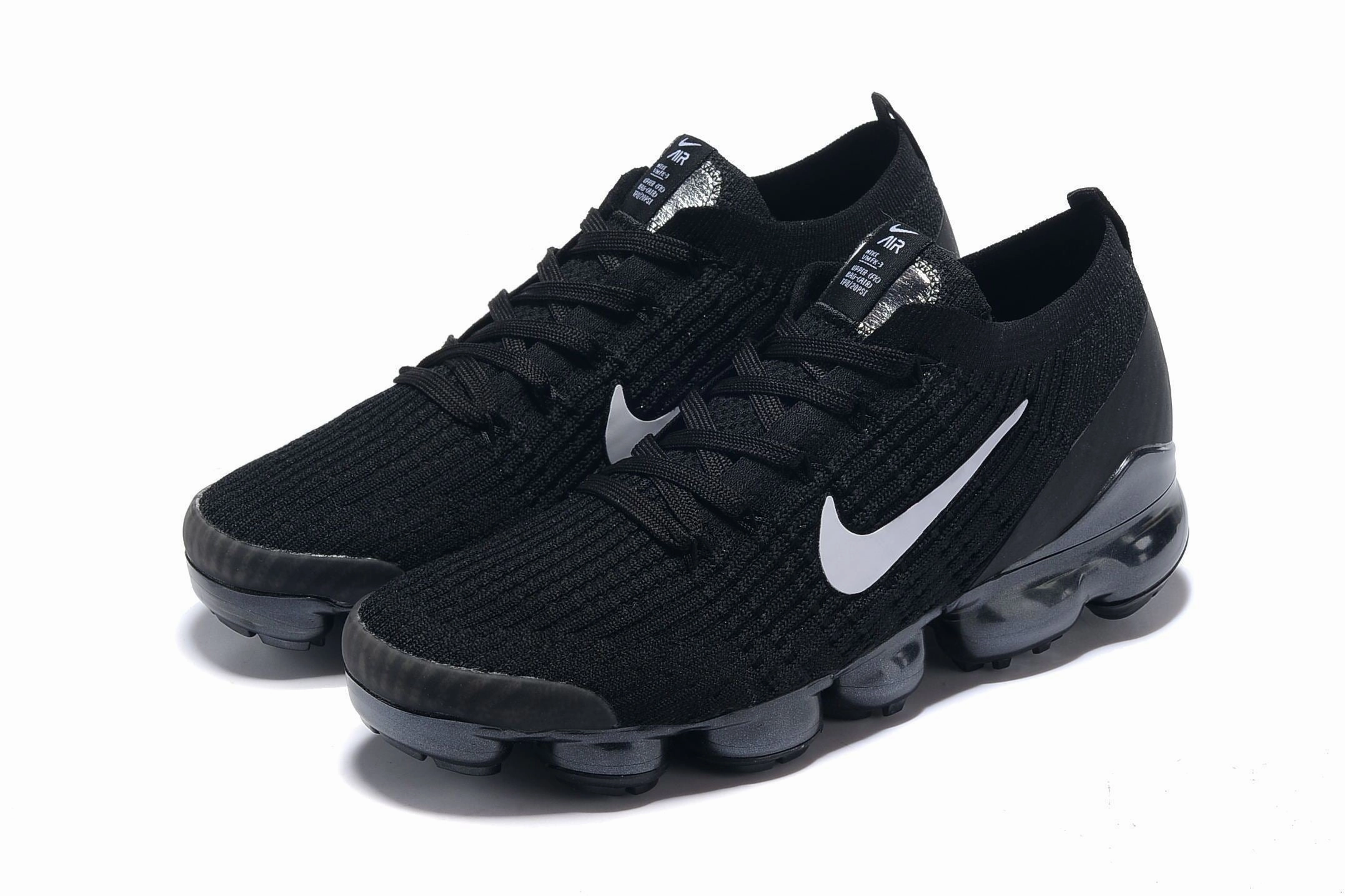 Nike Work Shoes Slip Resistant Nike Air Vapormax Flyknit 3 &quot;All Black&quot; Shoes Sneakers Men Sale Size US 7, 8, 8.5, 9, 10, 11