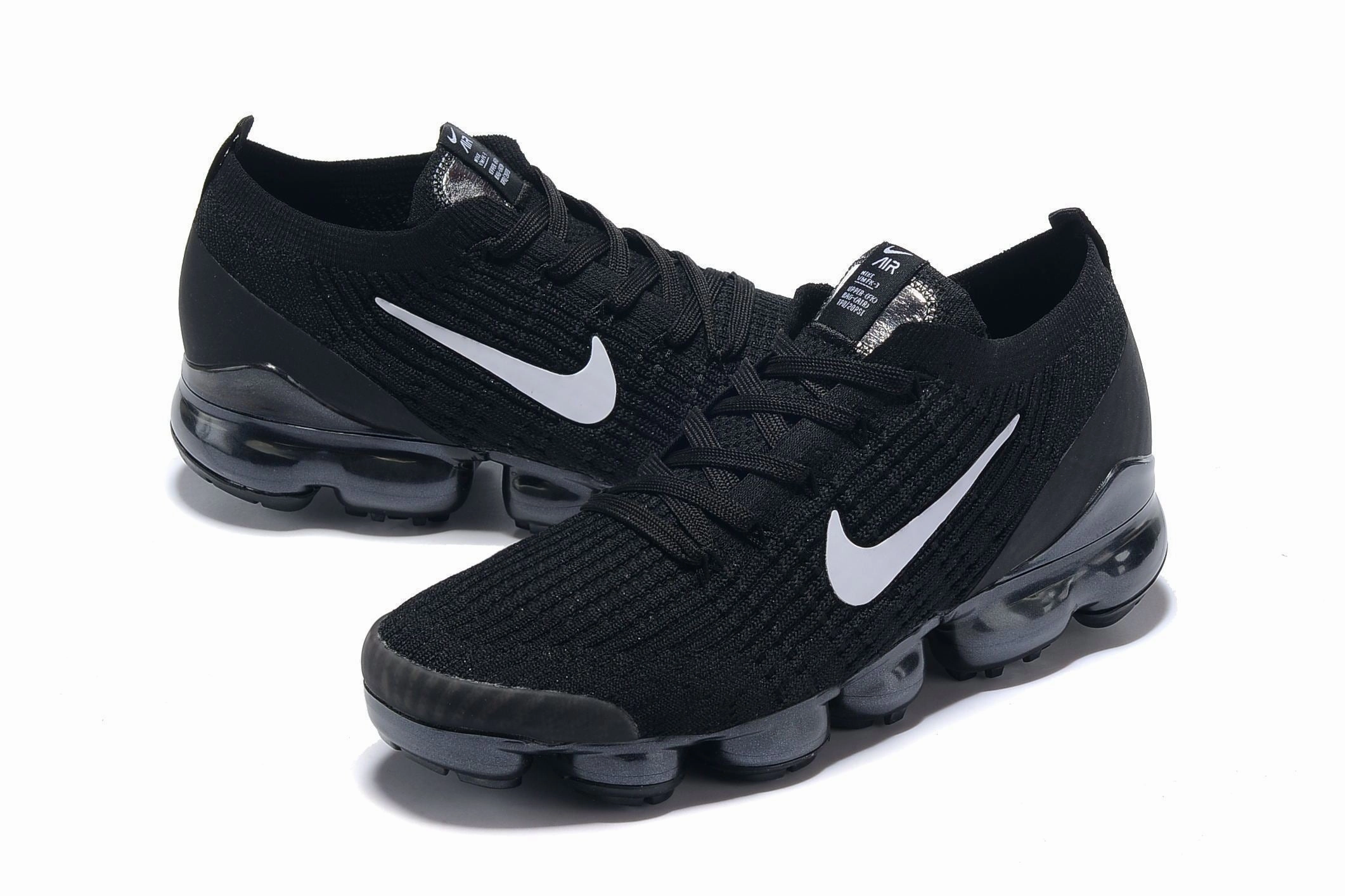 Nike Air Vapormax Flyknit 3 &quot;All Black&quot; Shoes Sneakers Men Sale Size US 7, 8, 8.5, 9, 10, 11 Nike Shoes Back To The Future