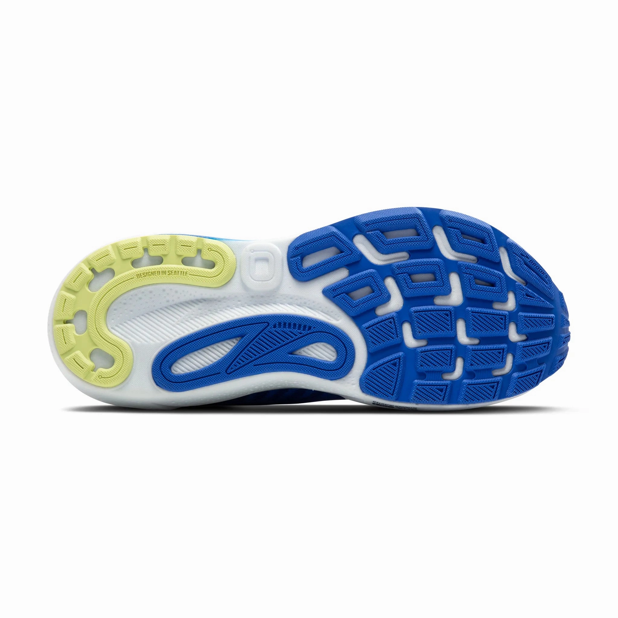 Crazy Train Shoes Brooks Mens Trainer Adrenaline GTS 24 Cobalt/Neo Yellow/Peacoat