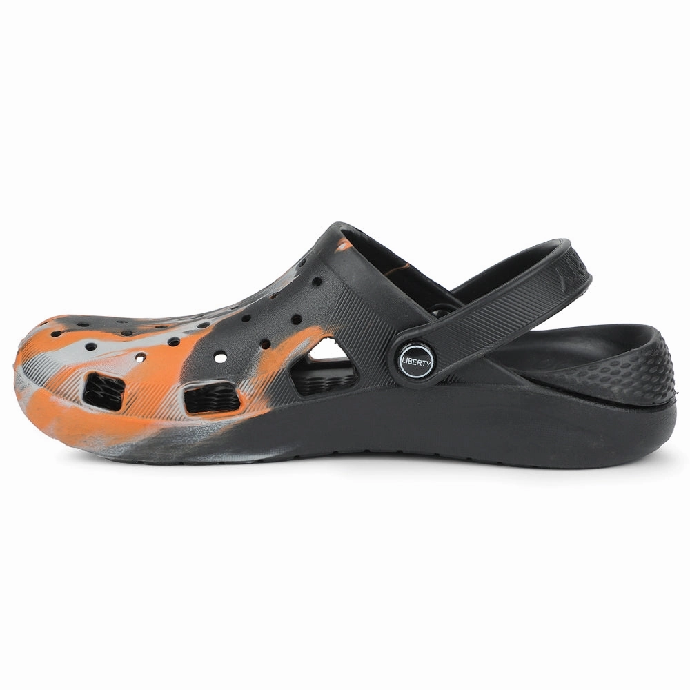 Gladiator Heeled Sandals A-HA Orange Slingback Clogs For Men LPMXT-961E By Liberty