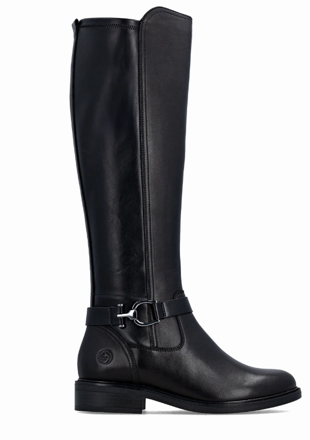 Knee High Boots For Skinny Legs Sutton Black Leather Womens Knee High Boots