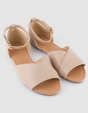 Women's Ankle Open Toe Strap Sandals Buffalo Flip Flops