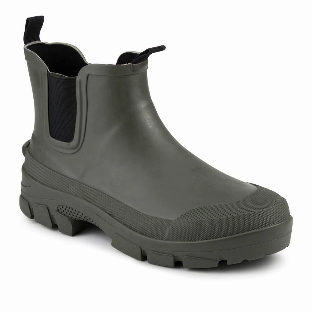 Tinsley Rain Boot Sam Edelman Wide Fit Rubber Ankle Boots  - RAI42002 / 328 518 - Olive