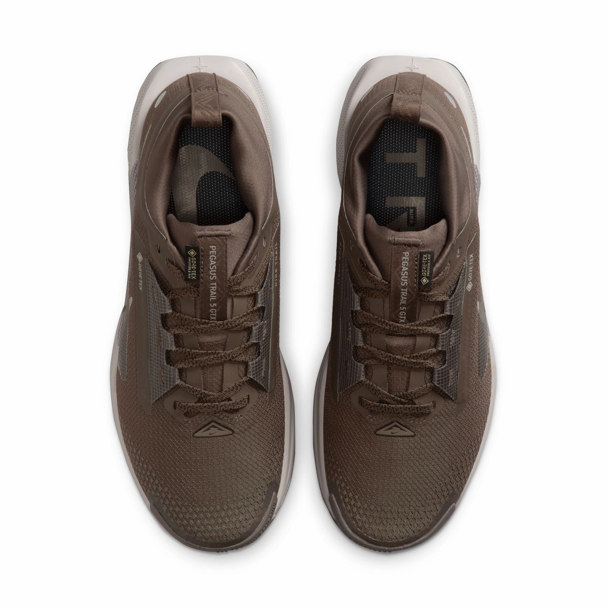 Inov Trail Shoes Womens React Pegasus Trail 5 GORE-TEX (012 - Ironstone/College Grey-Velvet Brown)