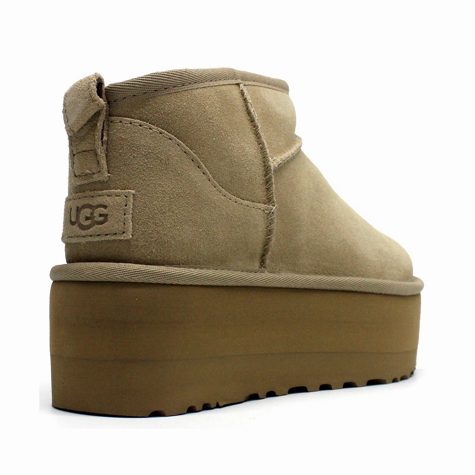 Ugg Classic Ultra Mini Platform Suede Women's Ankle Boots - UK 6 - US 8 Women - EU 39 Leather Zip Up Ankle Boots