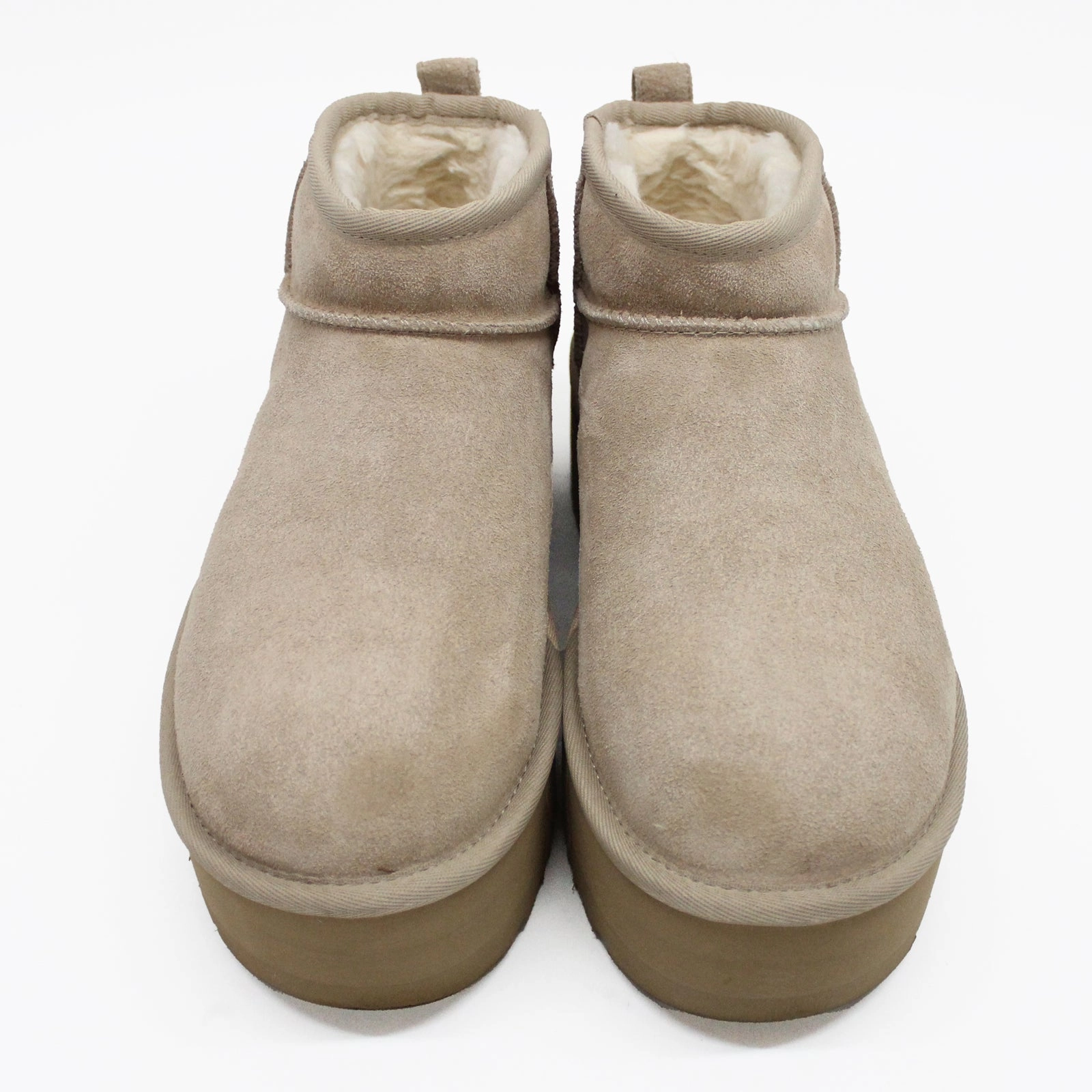 Ugg Classic Ultra Mini Platform Suede Women's Ankle Boots - UK 6 - US 8 Women - EU 39 Ankle Boots Snow