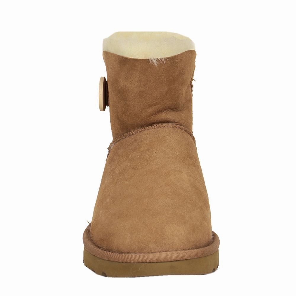 Ugg Mini Bailey Button II Suede Sheepskin Women's Winter Boots Boots Mens