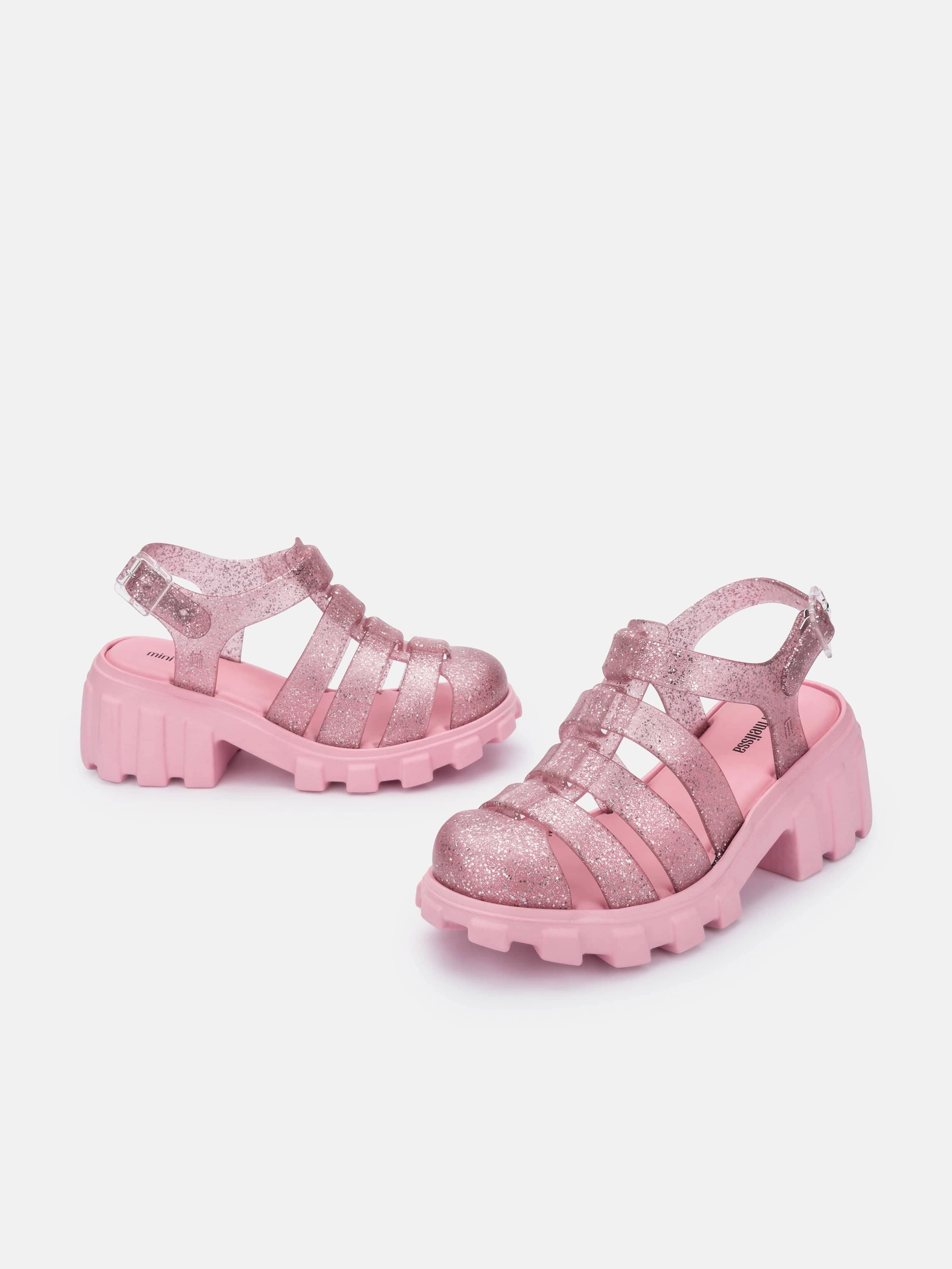 Mystique Sandals Mini Melissa Girls Megan Sandals in Pink