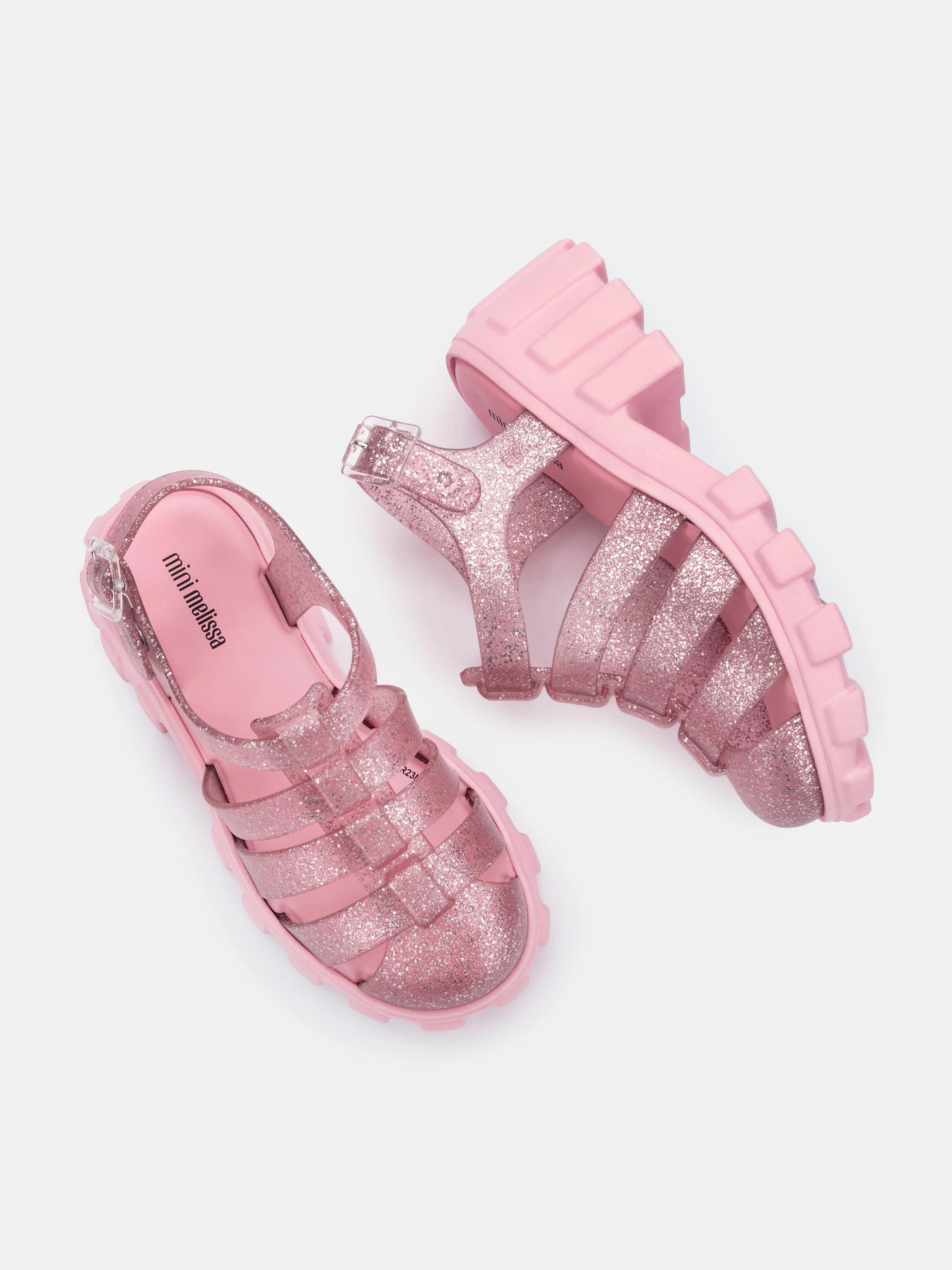 Bridget Sandals Mini Melissa Girls Megan Sandals in Pink