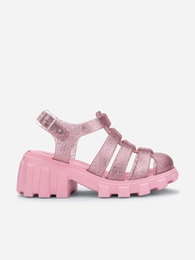 Earth Origins Sandals Mini Melissa Girls Megan Sandals in Pink