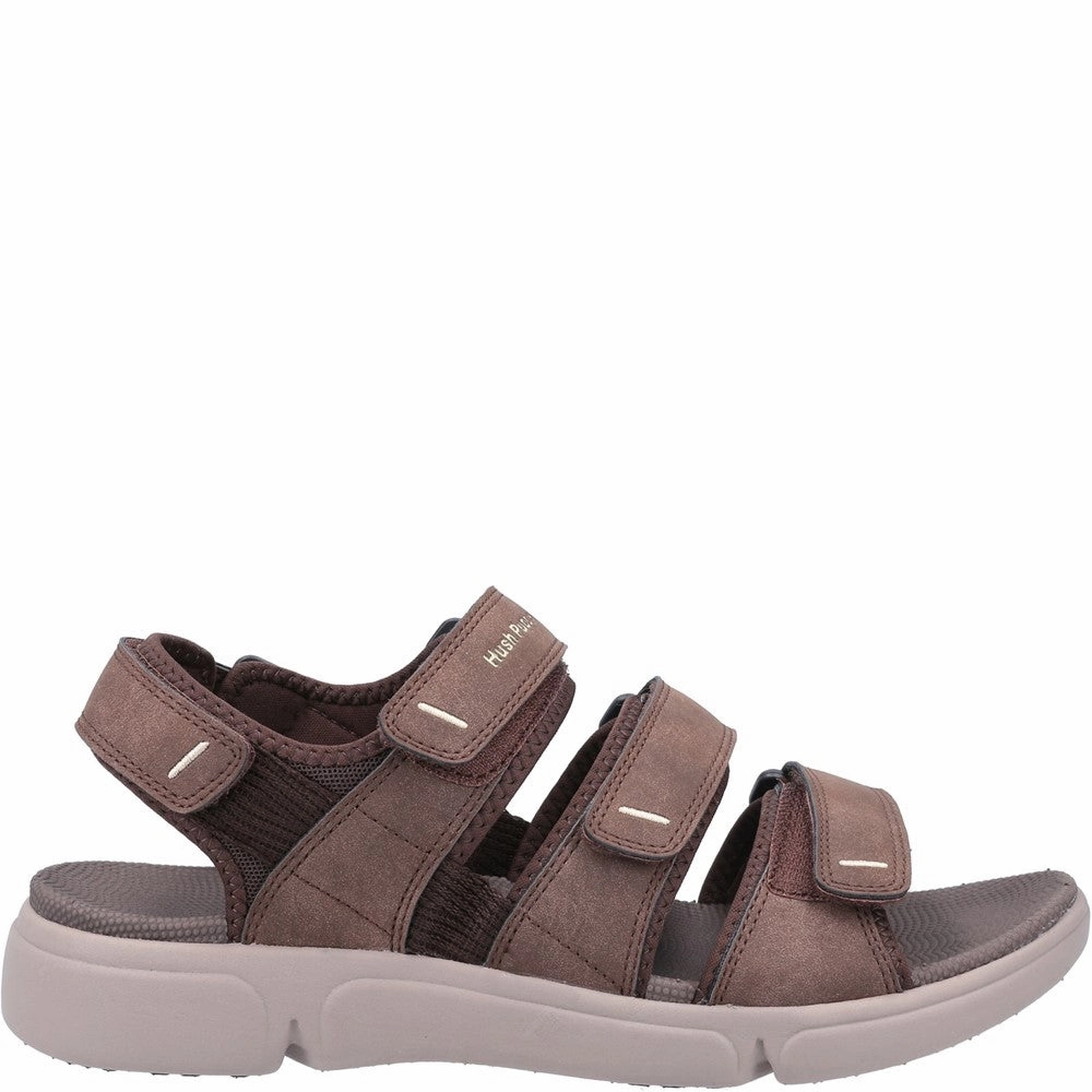 Designer Beach Sandals Brown Raul Touch Fastening Sandals