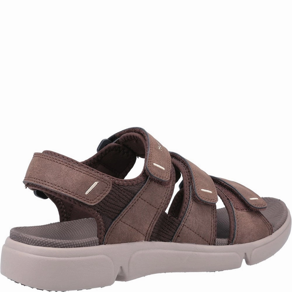 Sandals Dominican Republic Brown Raul Touch Fastening Sandals