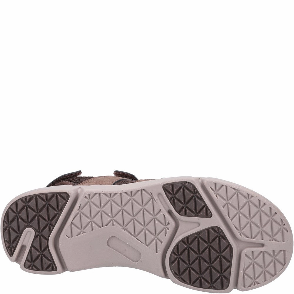 Brown Raul Touch Fastening Sandals Jeweled Sandals