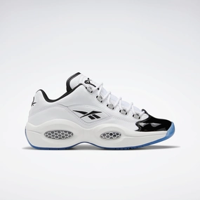 Reebok Footwear Men Question Low Shoes Ftwwht/Cblack/Ftwwht Lace Up Basketball Shoes