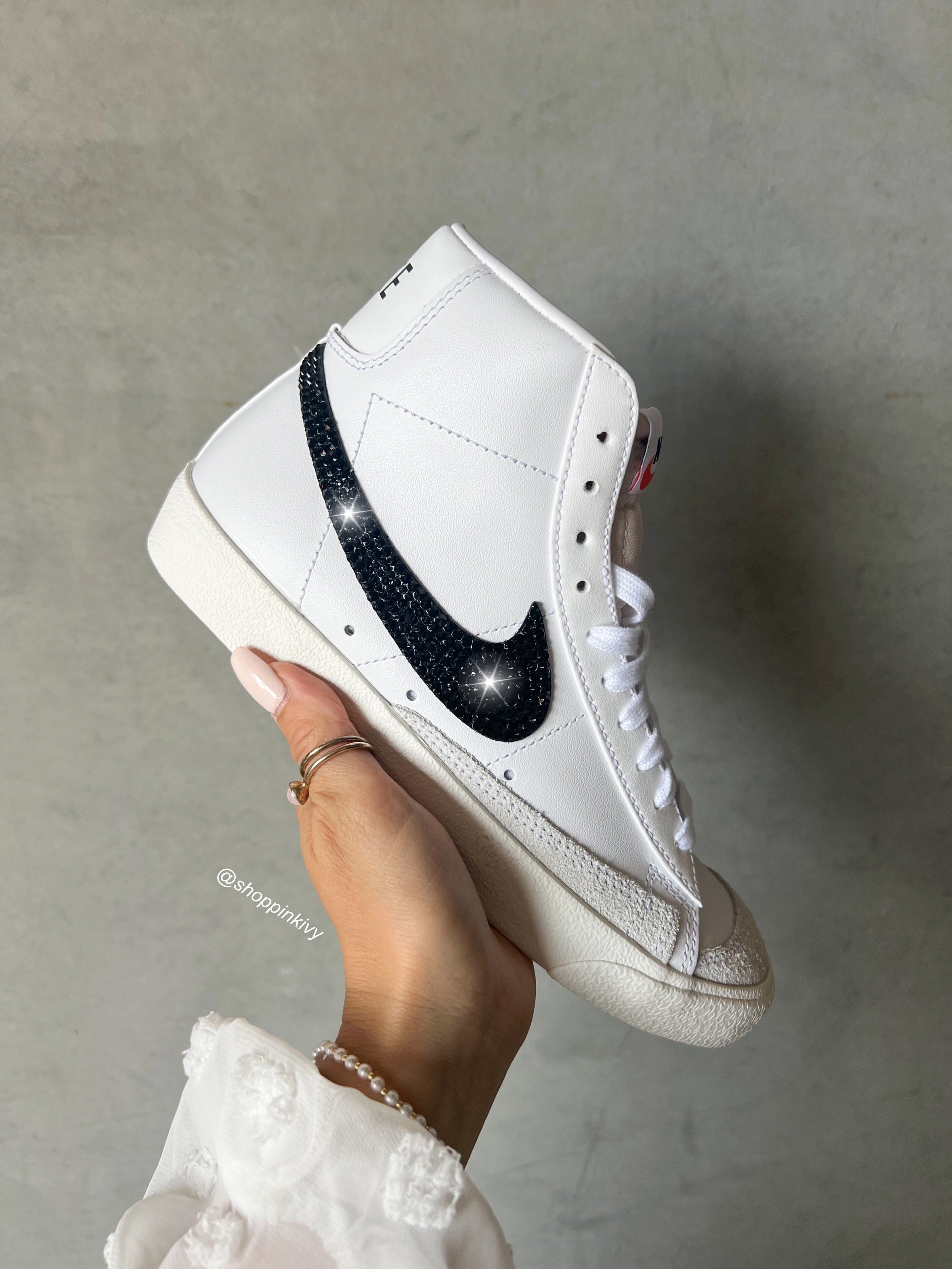 Nike Sb Zoom Blazer Mid Premium Skate Shoe White Swarovski Nike Blazer Mid