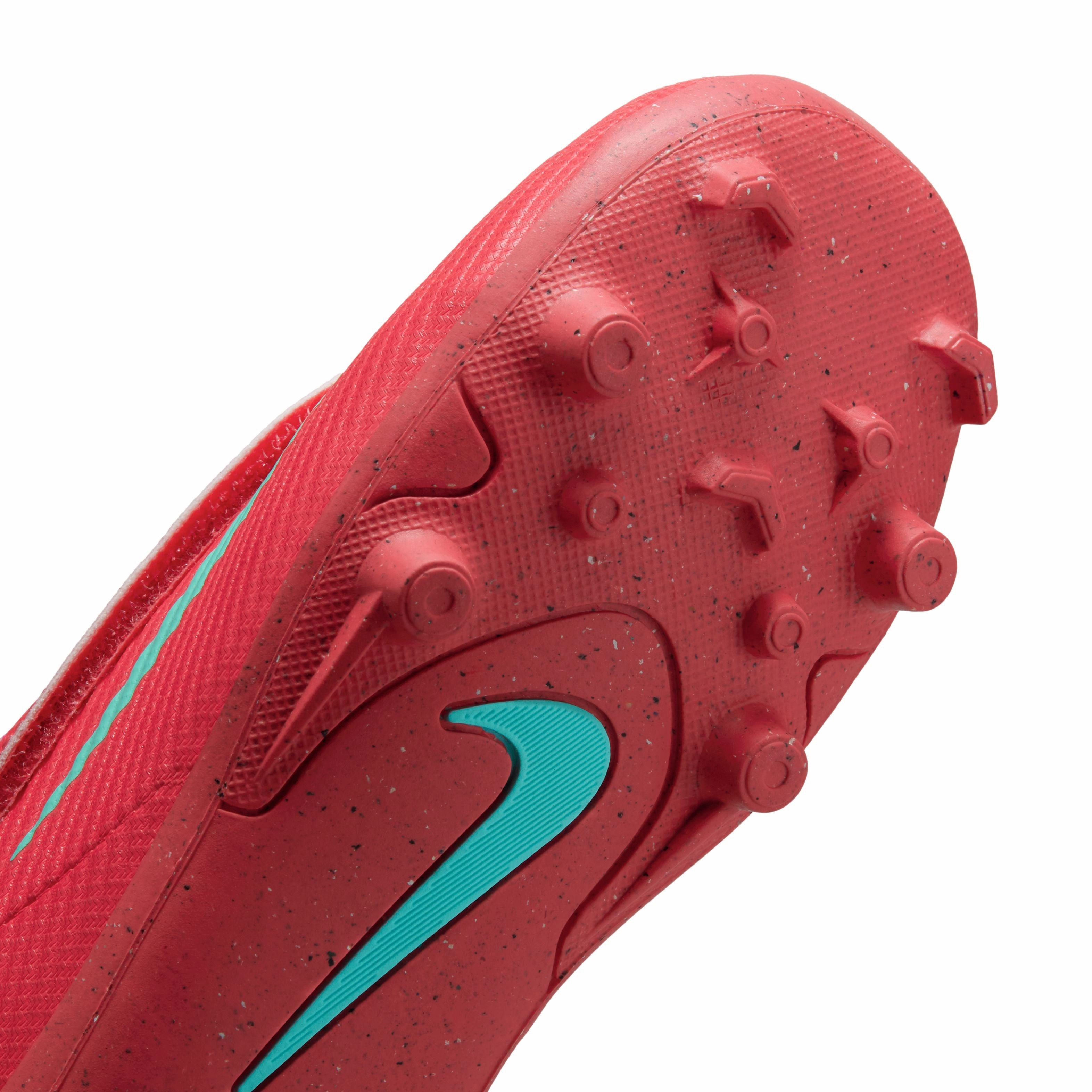 Nike Jr. Mercurial Vapor 16 Club Velcro Ember Glow Red Soccer Cleats For