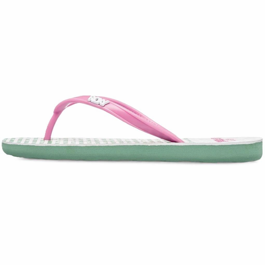 Safety Toe Flip Flops Roxy Kids Viva Stamp II Flip Flops