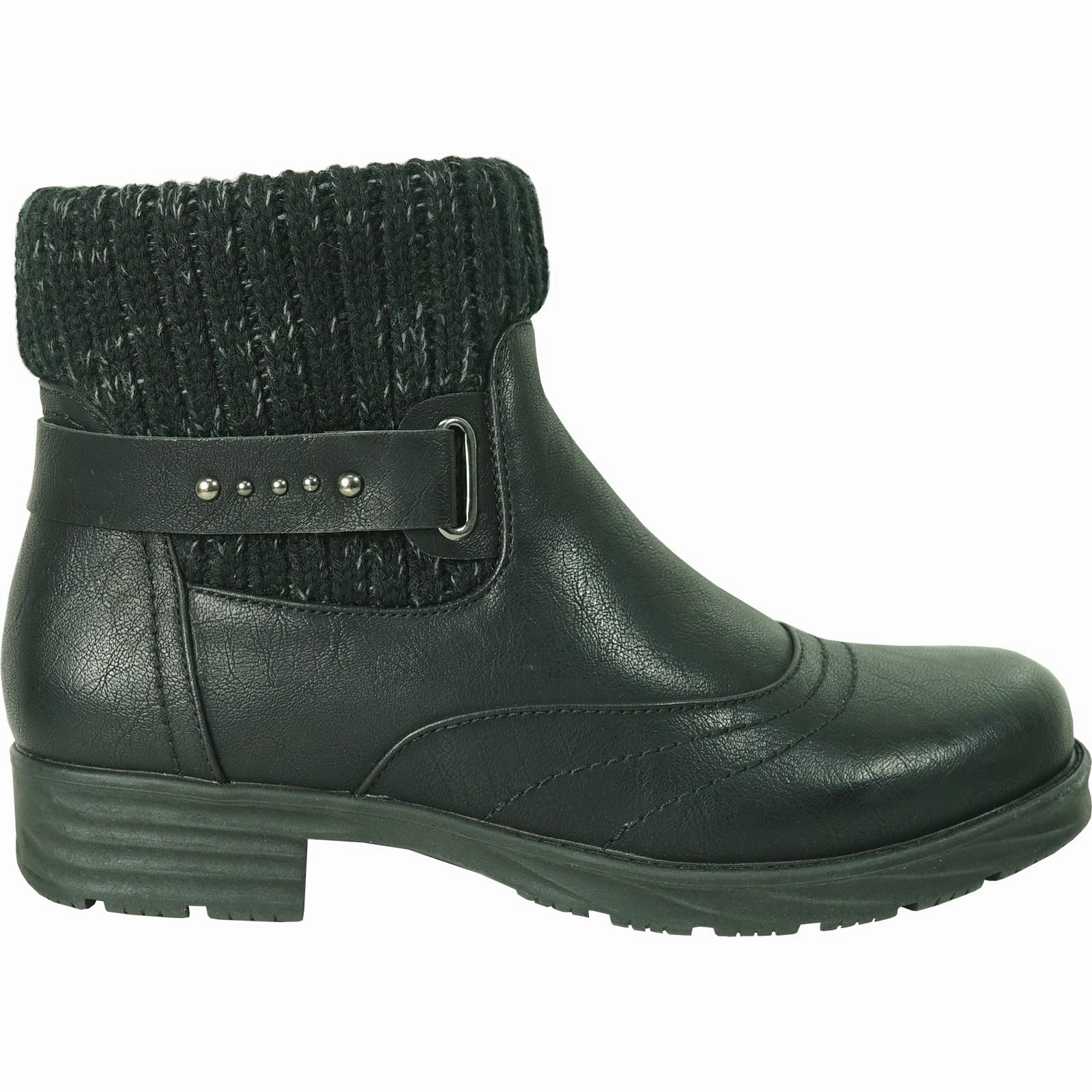 Perfect Pairing Puffer Coats   Ankle Boots VANGELO Waterproof Women Boot HF0602 Ankle Winter Fur Casual Boot Black