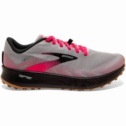 Peregrine 15 Trail Running Shoe Women's Brooks Catamount (Alloy/Pink/Black)