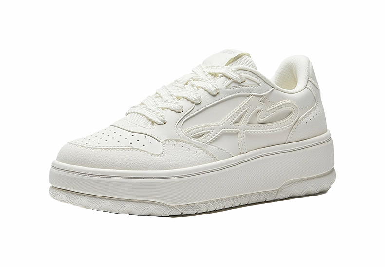 Hiking Shoes Gore Tex Or Not Anta Clear Breeze Slip Resistant Abrasion Resistant Low top Skateboard Shoes Women's Ivory White