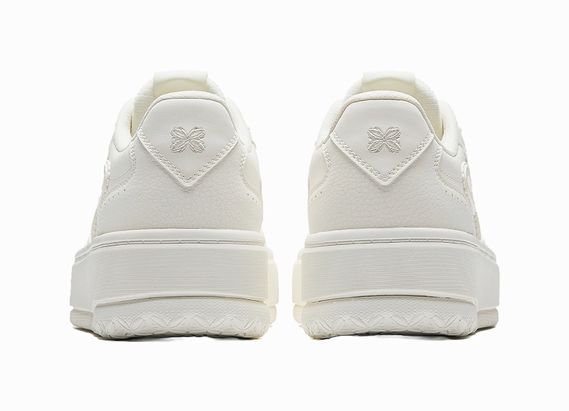 Anta Clear Breeze Slip Resistant Abrasion Resistant Low top Skateboard Shoes Women's Ivory White Goro Hiking Shoes