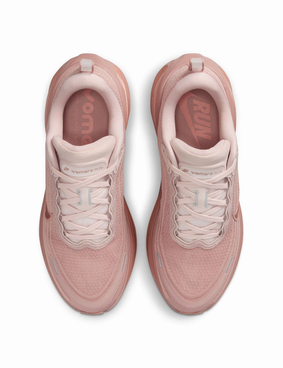 Vomero Plus Running Shoes - Particle Pink/Silt Red/Metallic Silver/Metallic Rose Gold Nike Rafa Tennis Shoes