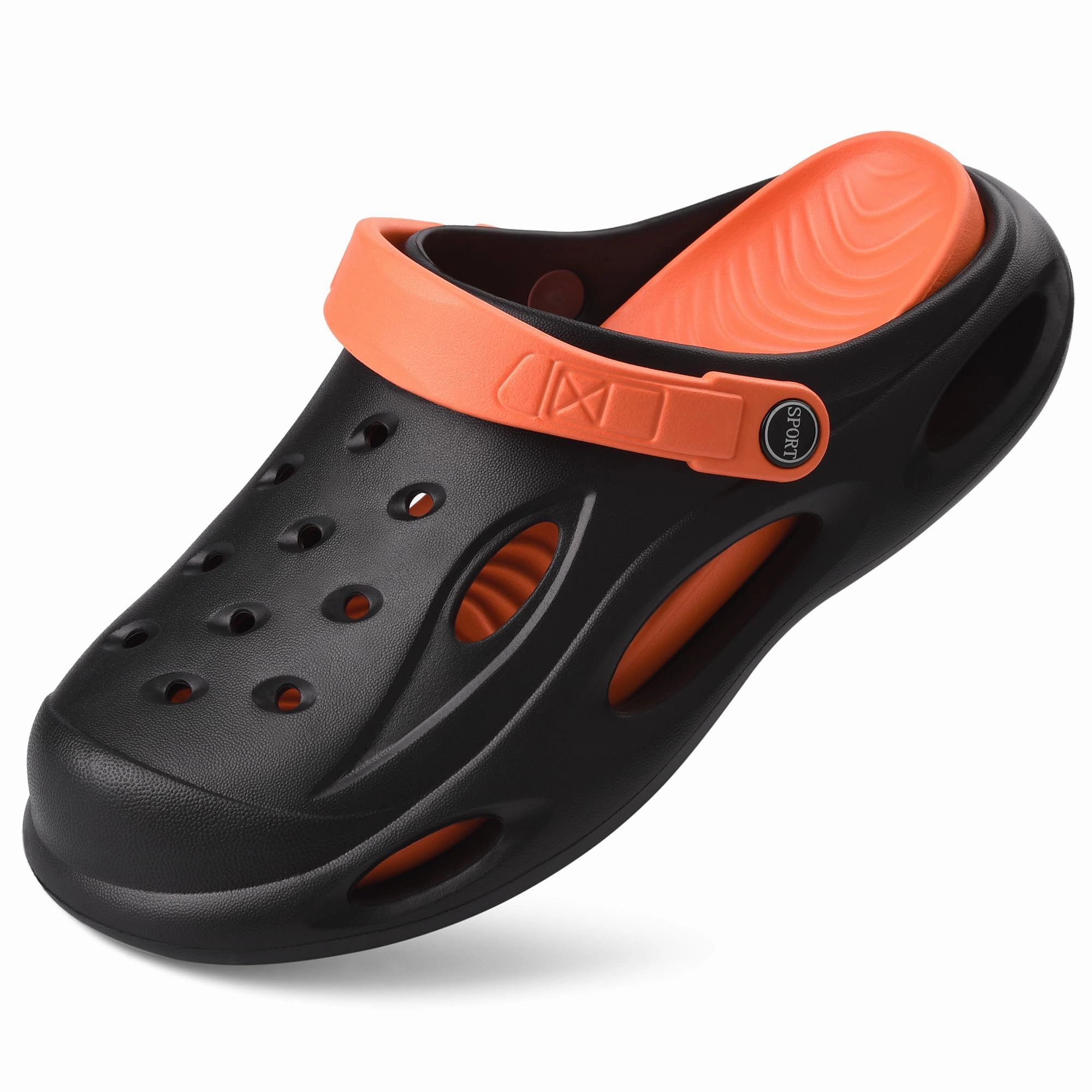 To Stop Toe Walking VONMAY Men's Clogs Removable Thick Insoles EVA Clog Non-slip Sandals Lghtweight Outdoor Beach Slippers