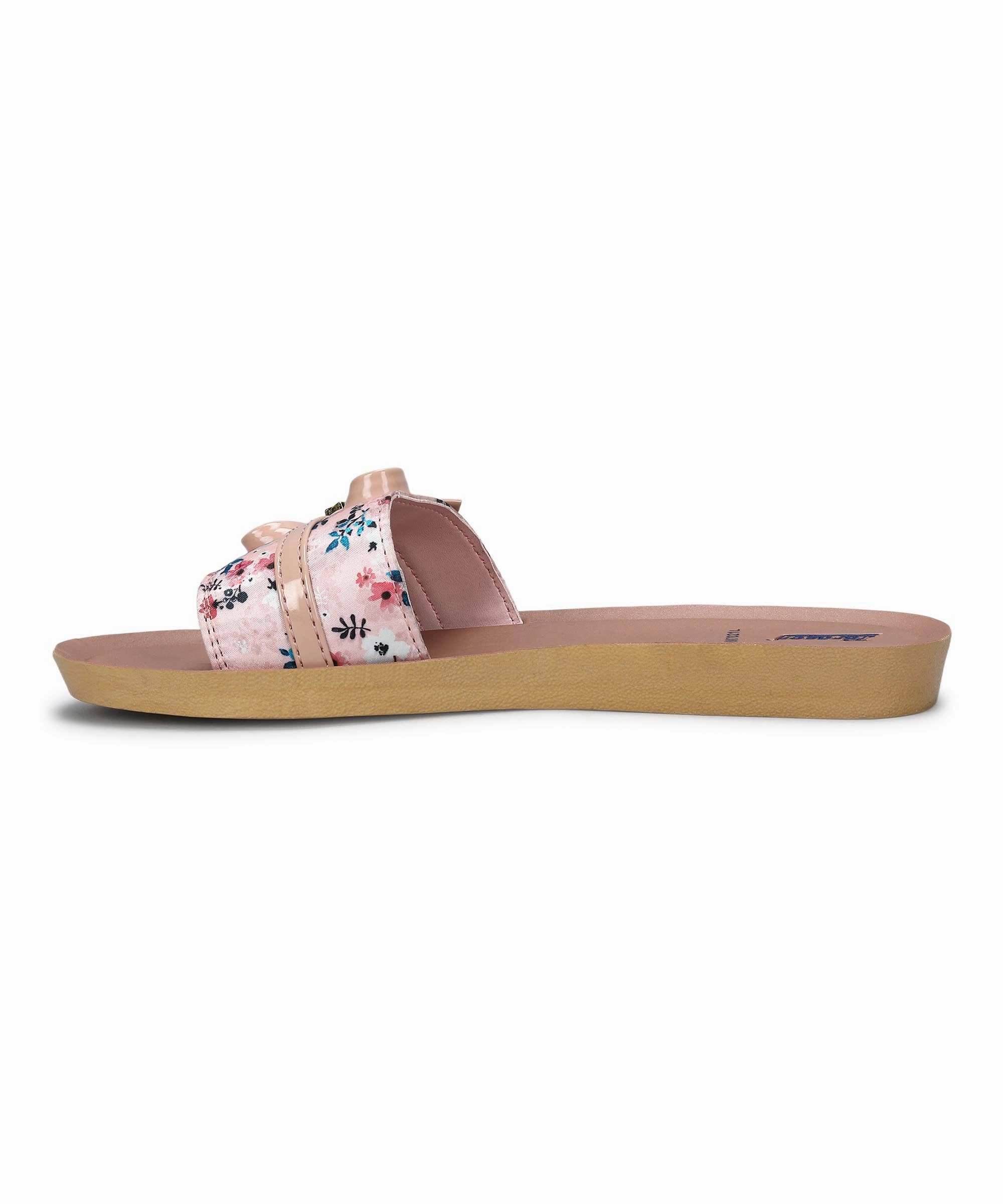 Alex Smith Flip Flops Paragon PUK7021L Women's Peach Sliders with Cushioned Sole for Everyday Use