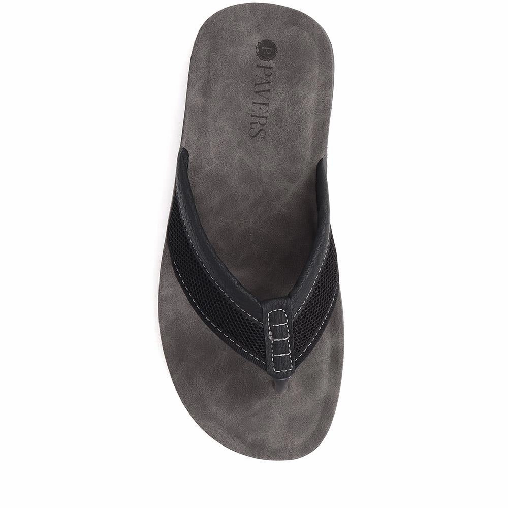 Sandals Teva Toe-Post Flat Sandals - INB39079 / 325 418 - Black