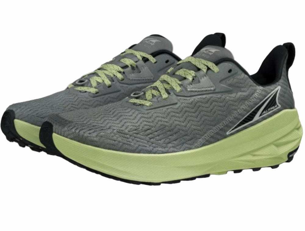 Altra Experience Wild Trail Running shoes For Men, Gray/Green Cushion Trail Running Shoes