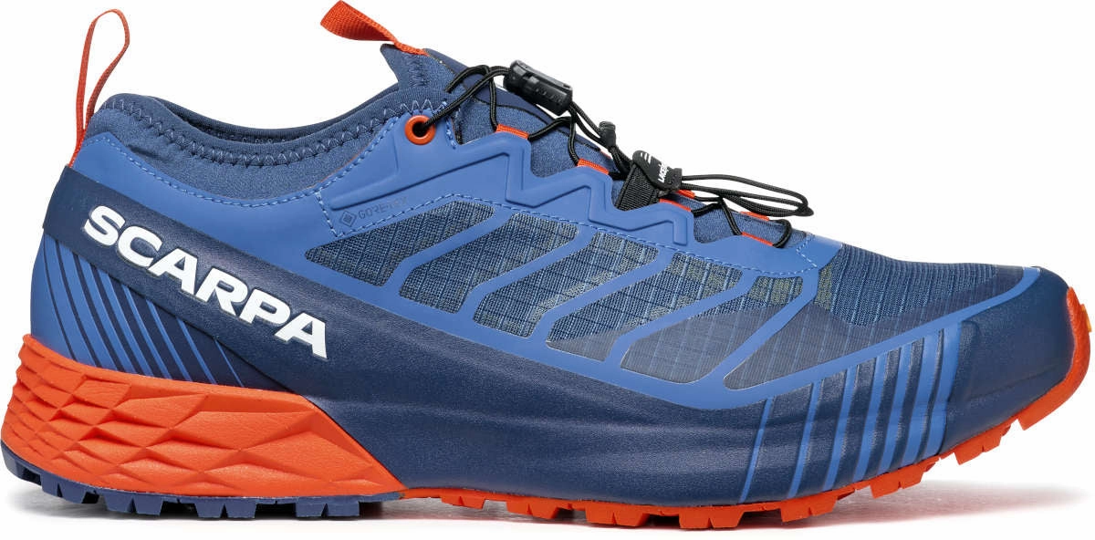Scarpa Ribelle Run GORE-TEX Mens Trail Running Shoes - Blue European Trail Shoes