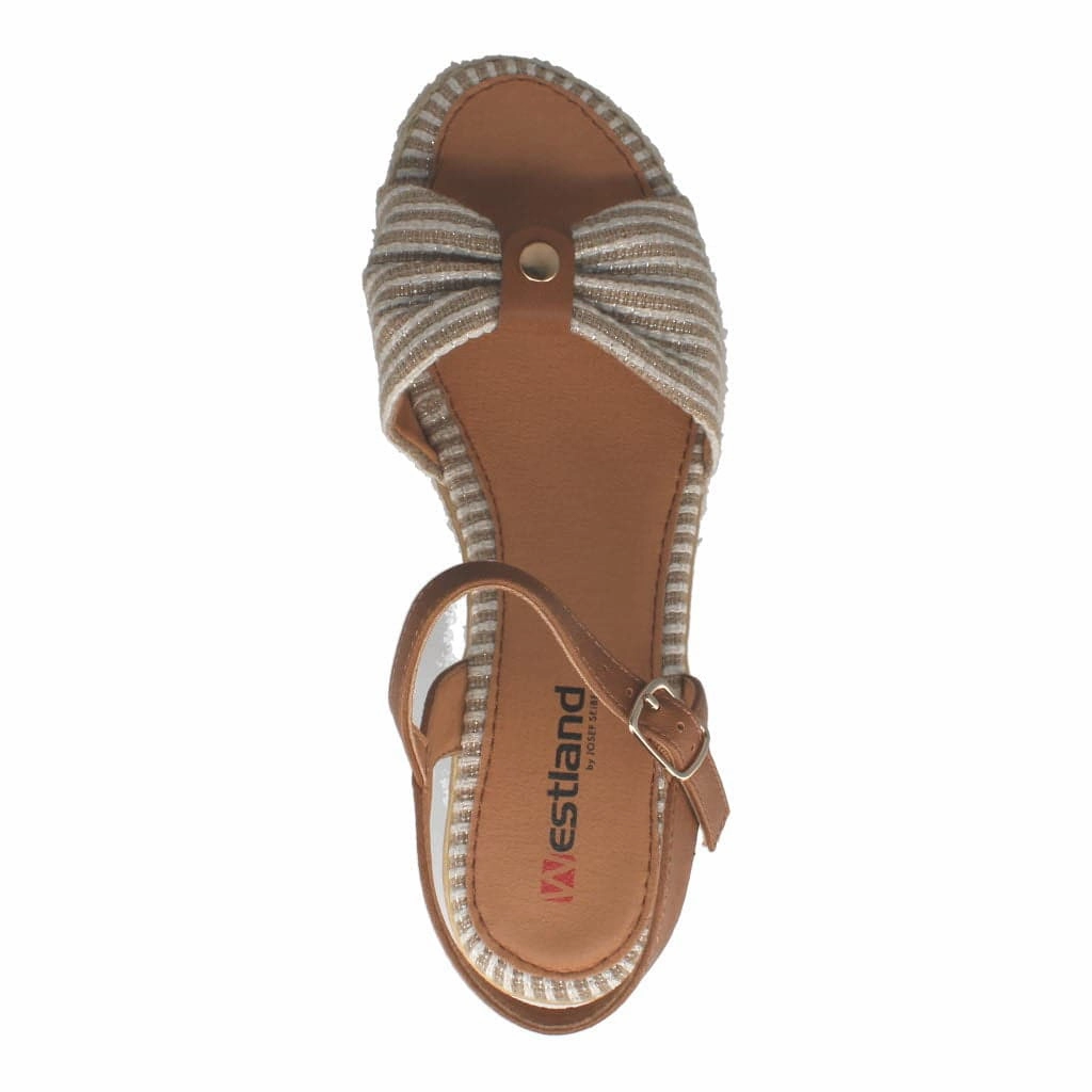Westland 591401 Espi 01 Ladies Beige Combi Vegan Buckle Sandals Style & Co Sandals