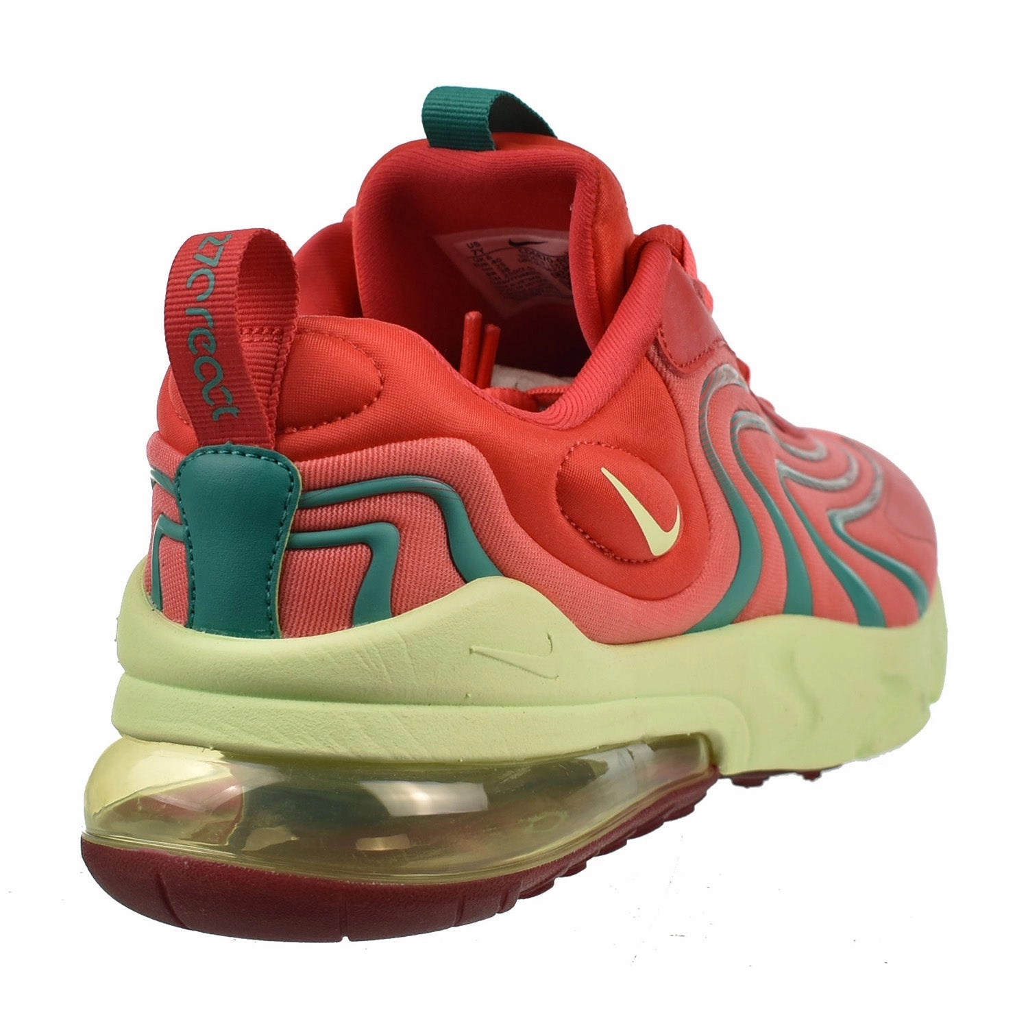 Nike Air Max 270 React ENG (GS) Big Kids' Shoes Track Red-Magic Ember Nike Kd17 Basketball Shoes