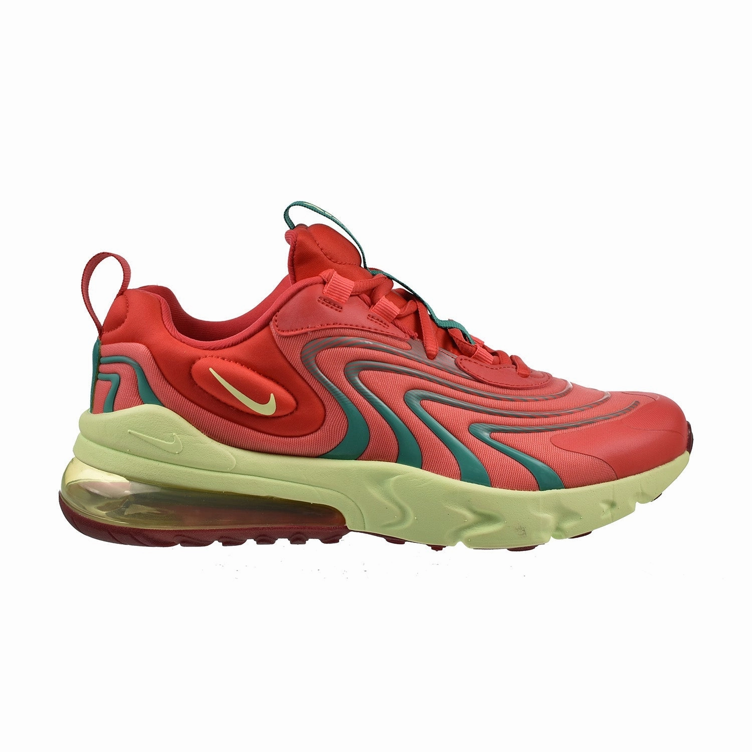 Nike Uptempo Shoes Nike Air Max 270 React ENG (GS) Big Kids' Shoes Track Red-Magic Ember