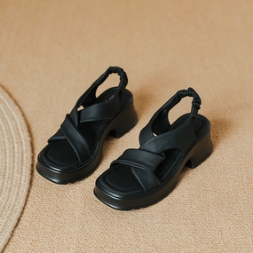 Women Fashion Minimalist Soft Chunky Sole Sandals Propet Sandals