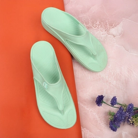 Women Fuchsia Comfortable Wedge Flip Flops Vionic Flip Flops With Arch Support