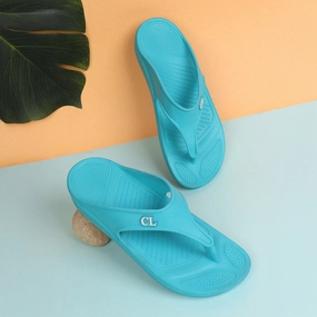 Women Fuchsia Comfortable Wedge Flip Flops Flip Flops Other Names