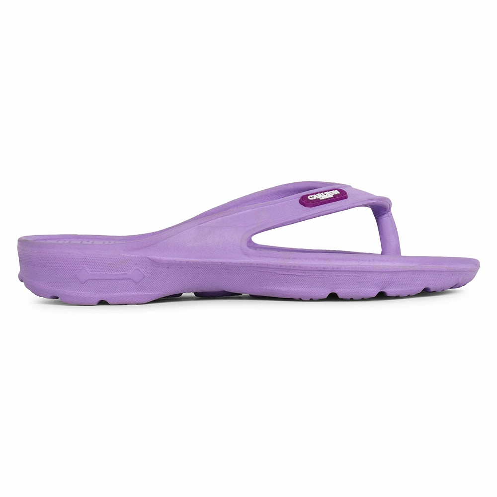 T Flip Flop Women Fuchsia Comfortable Wedge Flip Flops