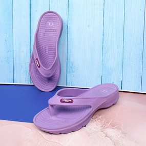 Bethany Flip Flops Women Fuchsia Comfortable Wedge Flip Flops