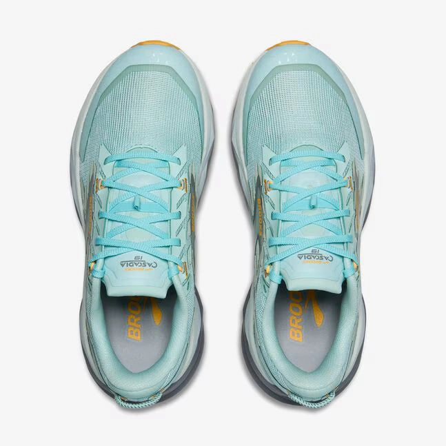 Women's - Brooks Cascadia 19 - Clearwater/Primer Grey/Apricot The Man With Shoe Trailer