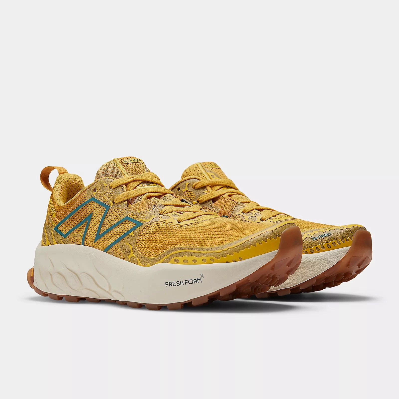 Women's Fresh Foam X Hierro v8 Trail Running Shoes Ginger Lemon / Calcium / Terrarium Trailer Field Of Lost Shoes