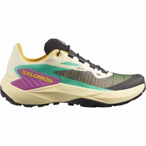 Women's Genesis (Transparent Yellow/Black/Willowherb) Best Ultramarathon Trail Shoes